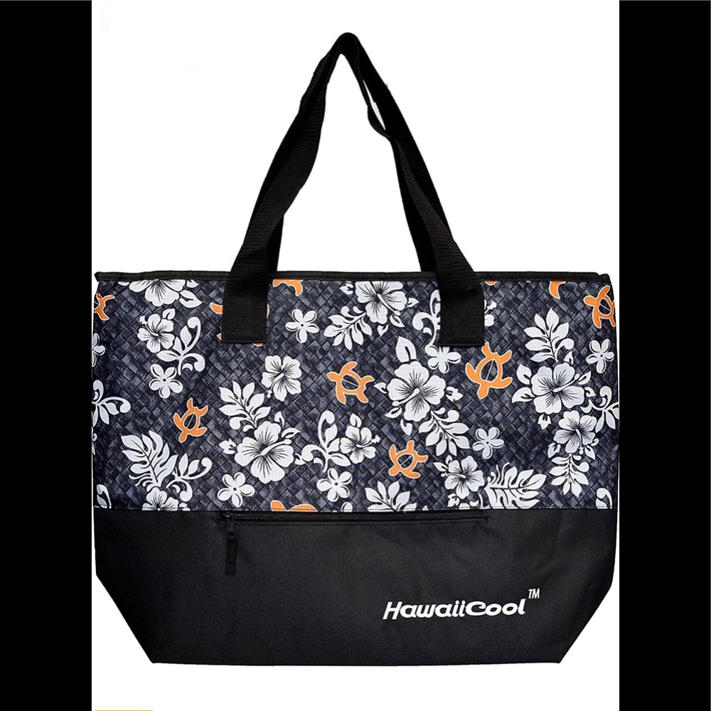 NWT Hawaiian Print Large Insulated Cooler Tote Bag